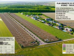 Ilfov Nord-Est Afumati, teren lotizat (74p) de vanzare 46.200 mp, PUZ gata